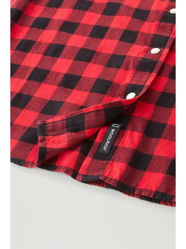 Woolrich Hemd in Rot/ Schwarz günstig kaufen