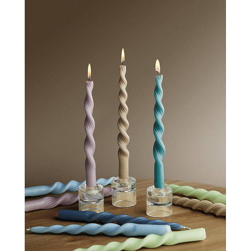 Vie Home Spirallys 2-pk 28 cm Blue Spruce