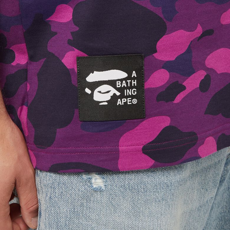 A Bathing Ape Color Camo A Bathing Ape Relaxed Fit Tee purple