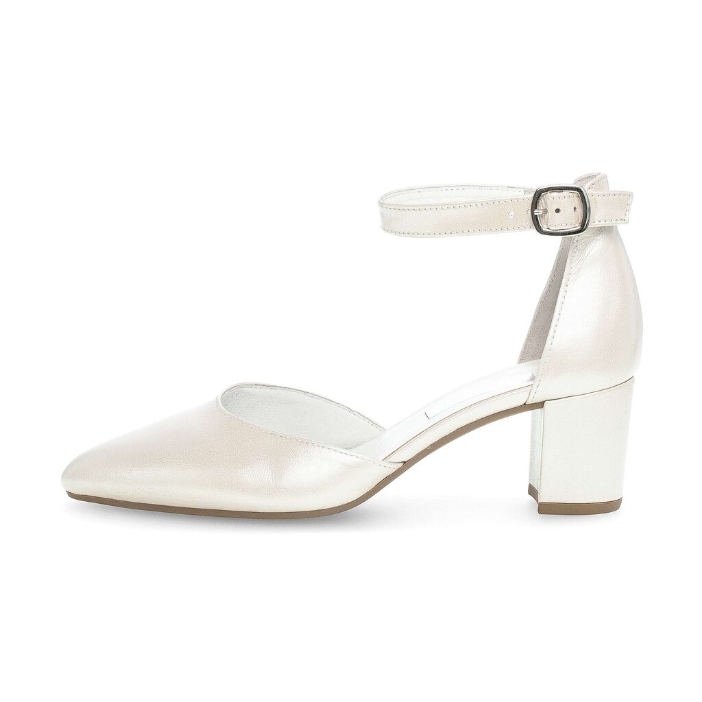 Gabor fashion Spangenpumps weiß