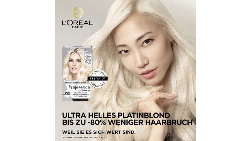 L'Oréal Paris Préférence Le Blonding 9L Ultra Platinum