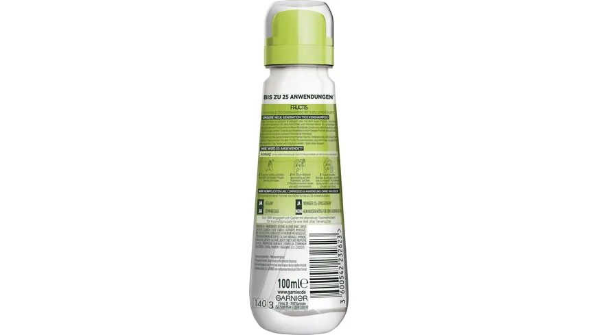 Garnier Fructis Trockenshampoo Lemon 100 ml