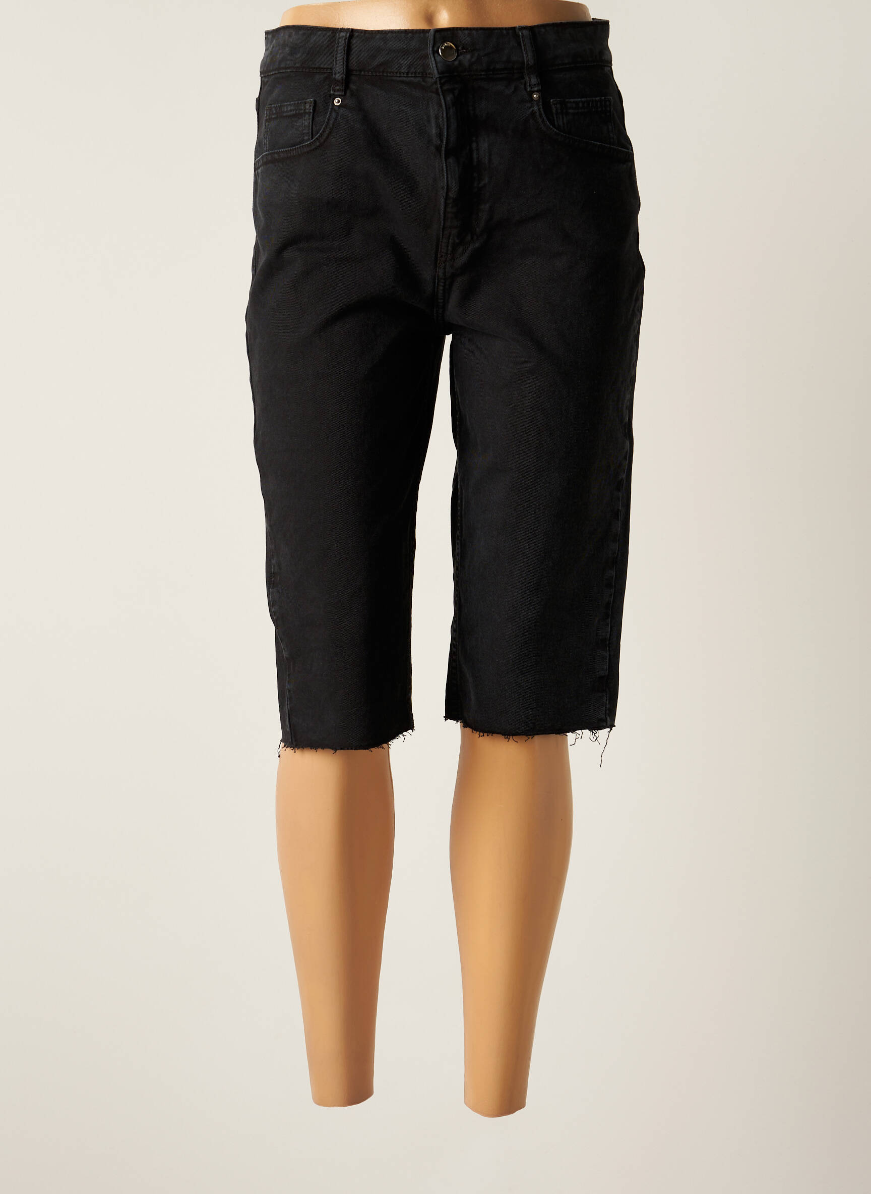 Ba Sh Bermudas Femme couleur noir