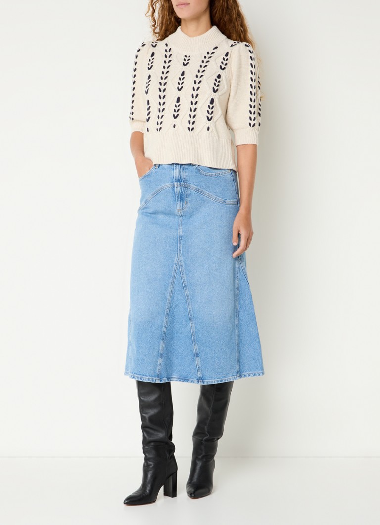 Rails Addy cable-knit top in wool blend