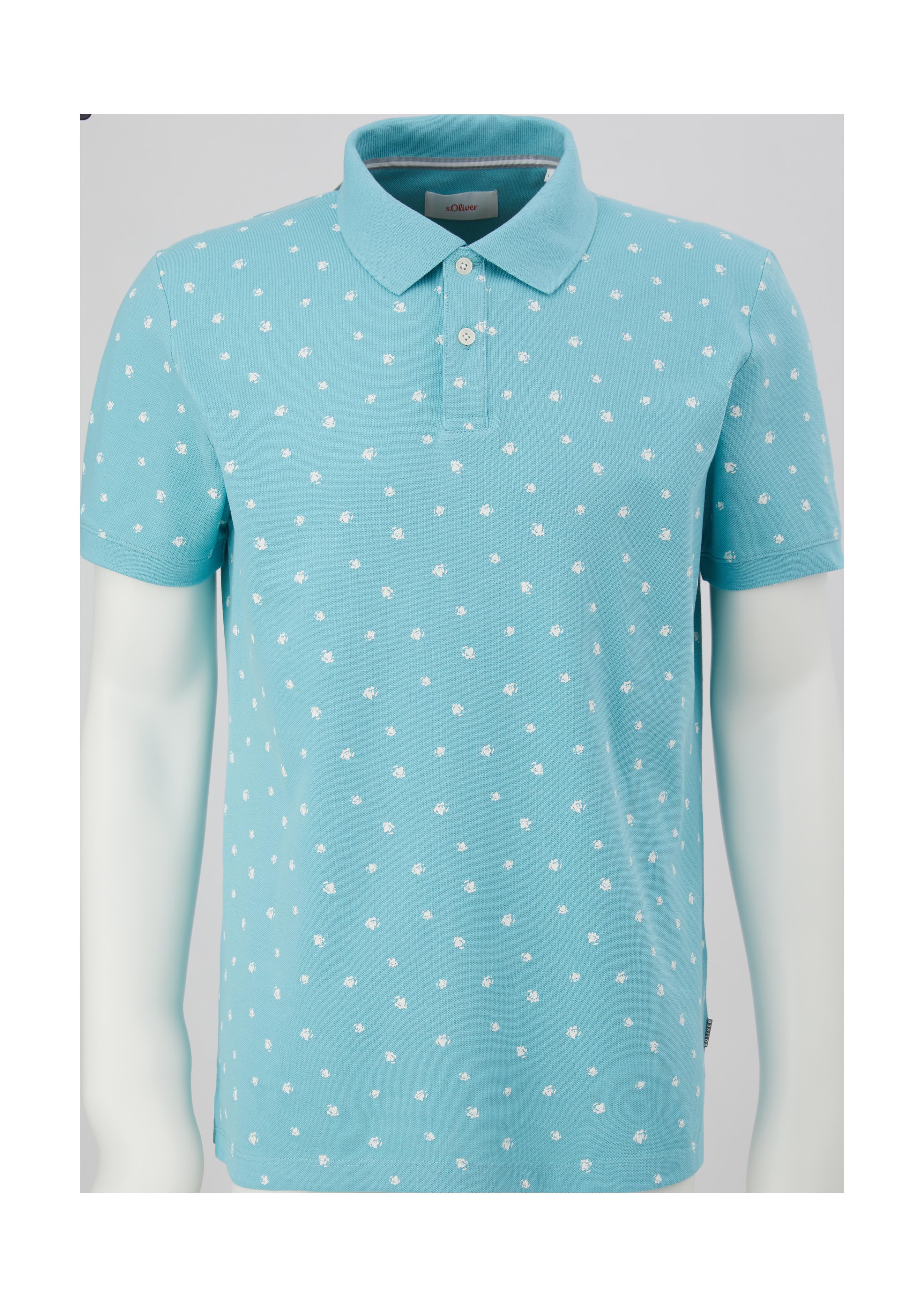 Poloshirt mit Allover-Print  2129836-61A0