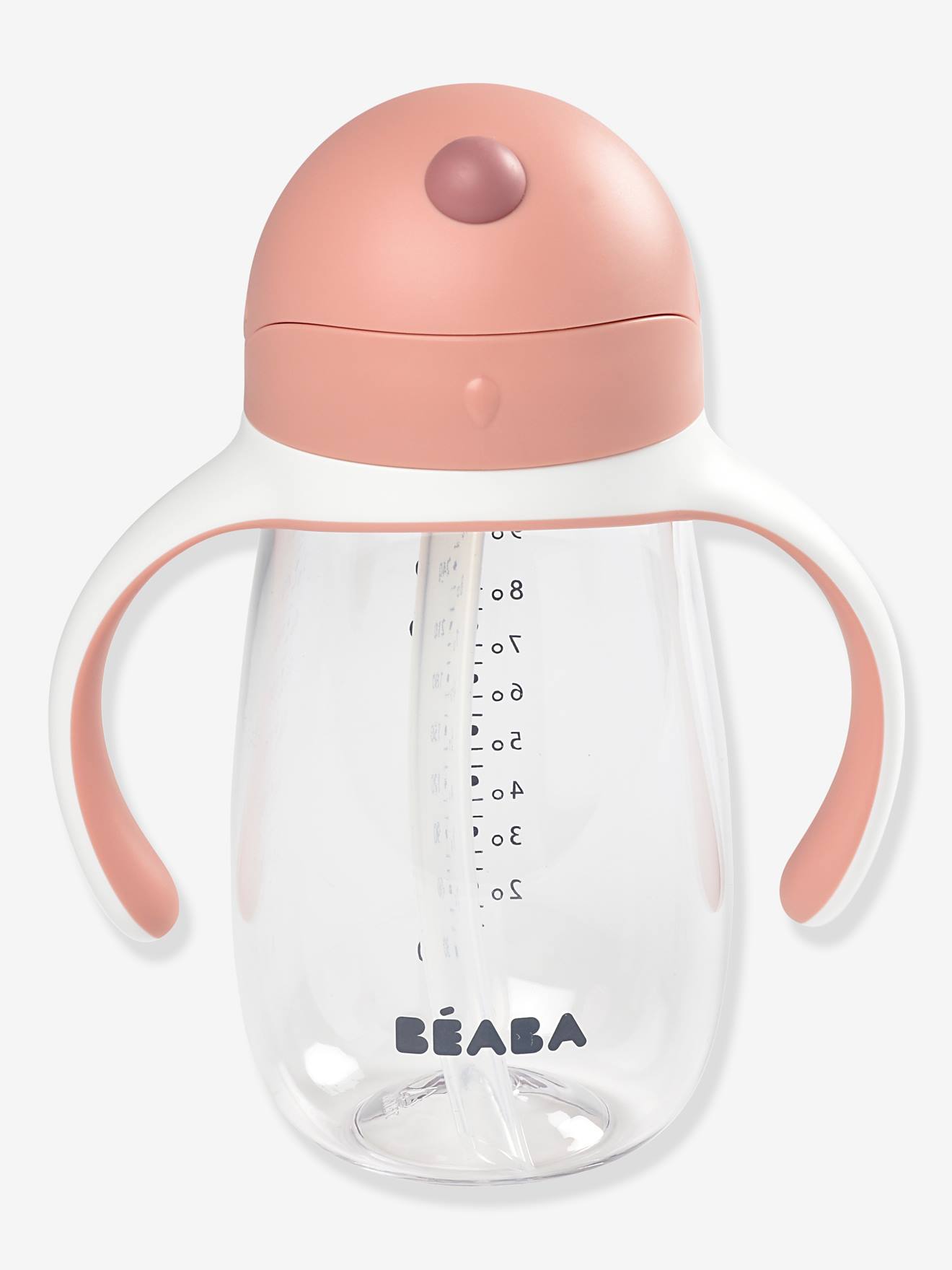Beaba Baby Trinklernbecher mit Trinkhalm BEABA, 300 ml - blau