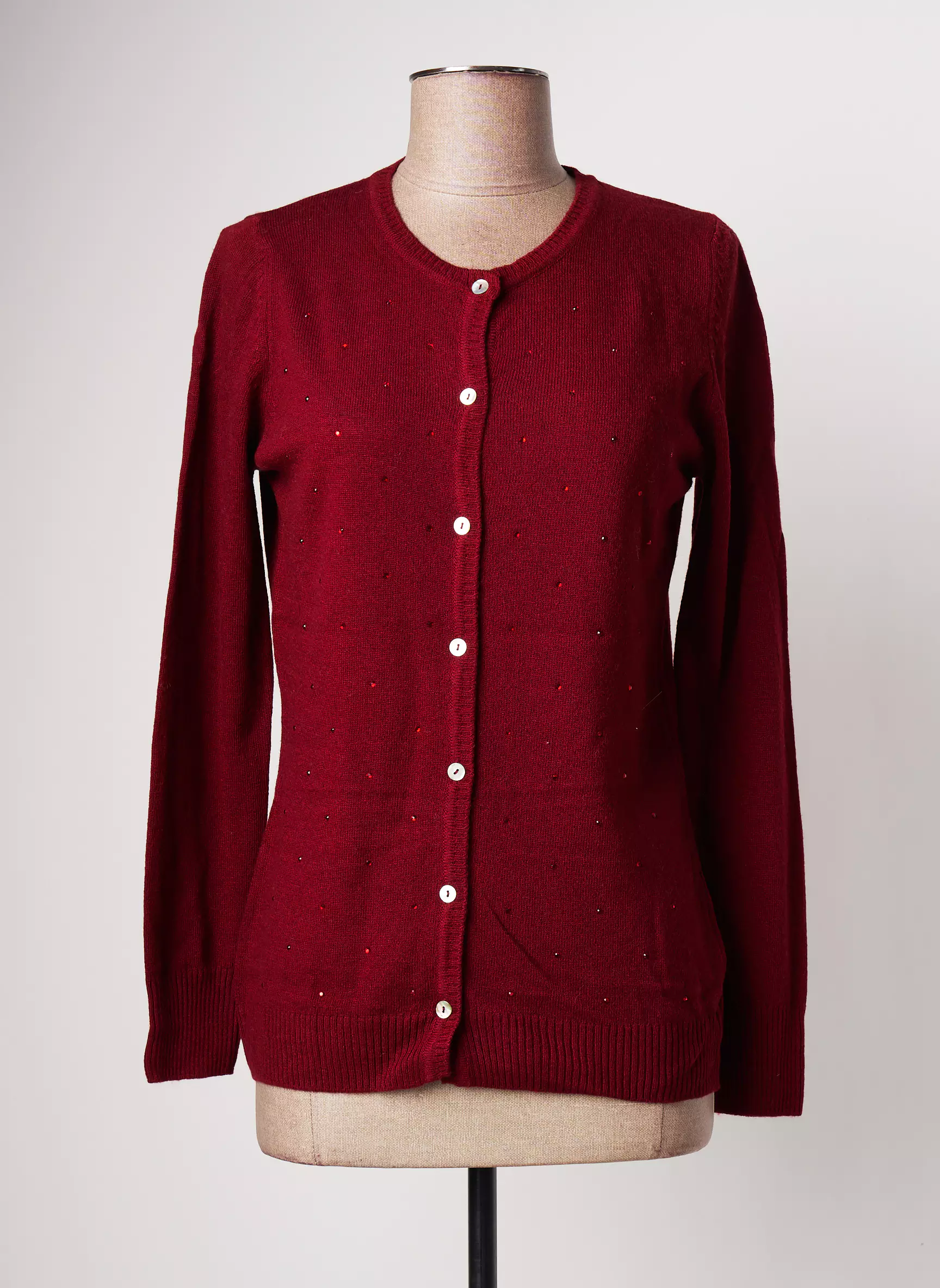 L Atelier D Anna Cardigans Femme couleur rouge