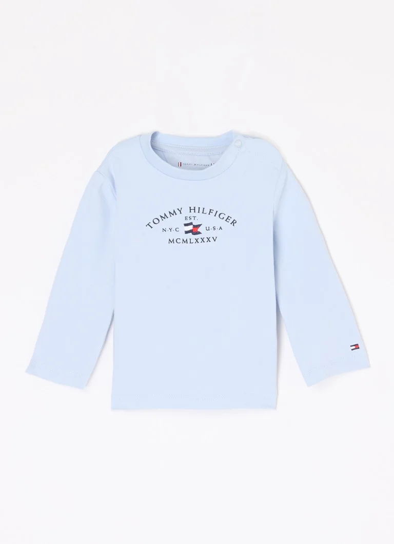 Camisa de manga larga Tommy Hilfiger con logo estampado