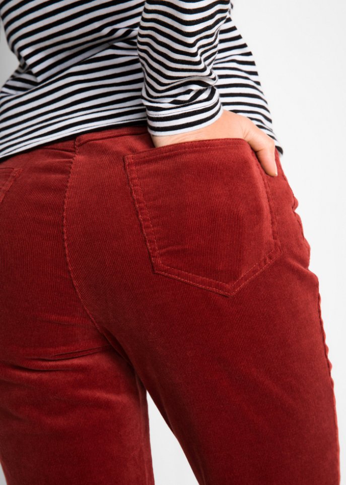 Stretch-Cordhose, Straight