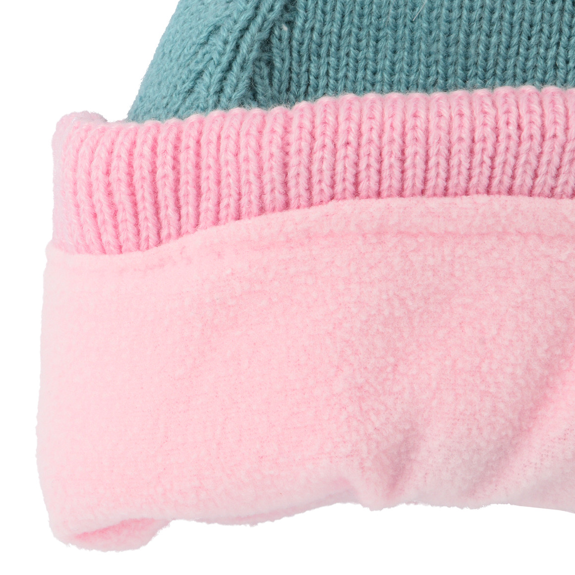 Mädchen Strickmütze mit Katzen-Stickerei