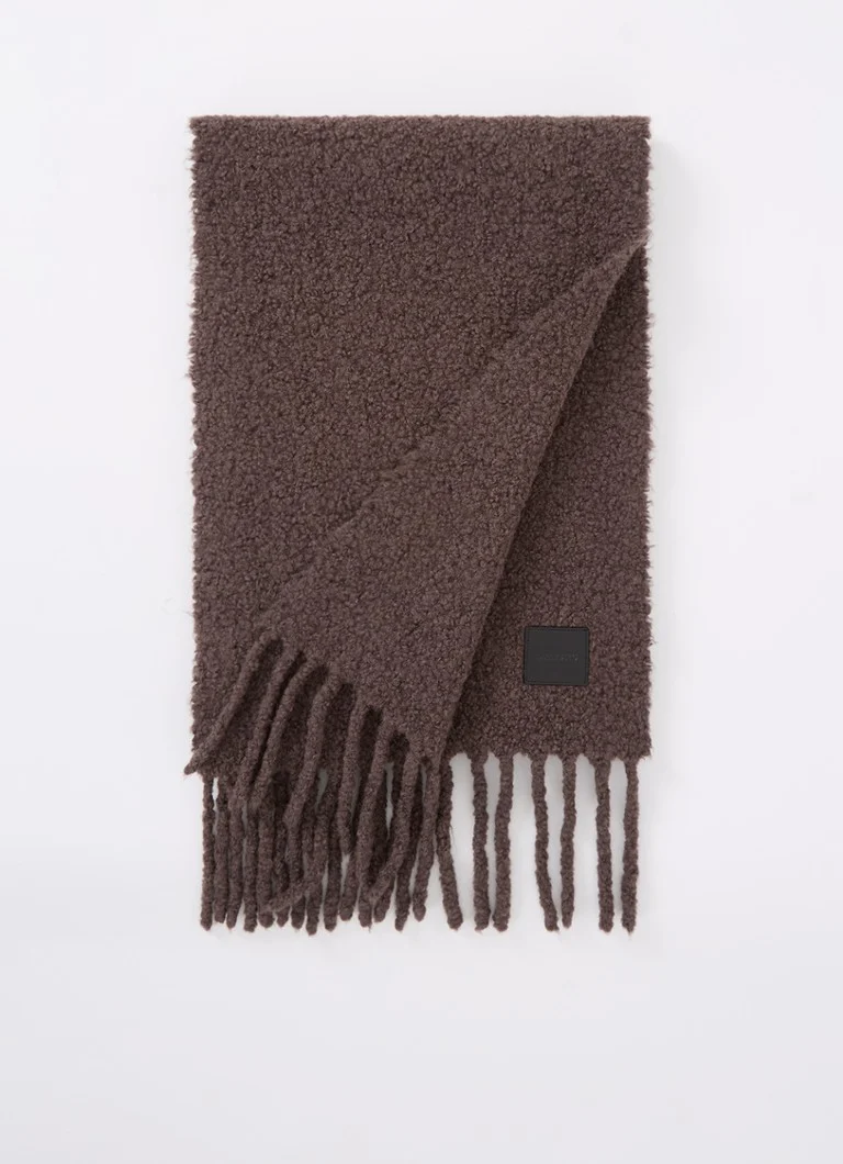 Sandro Curl skjerf i alpakkaullblanding 180 x 30 cm