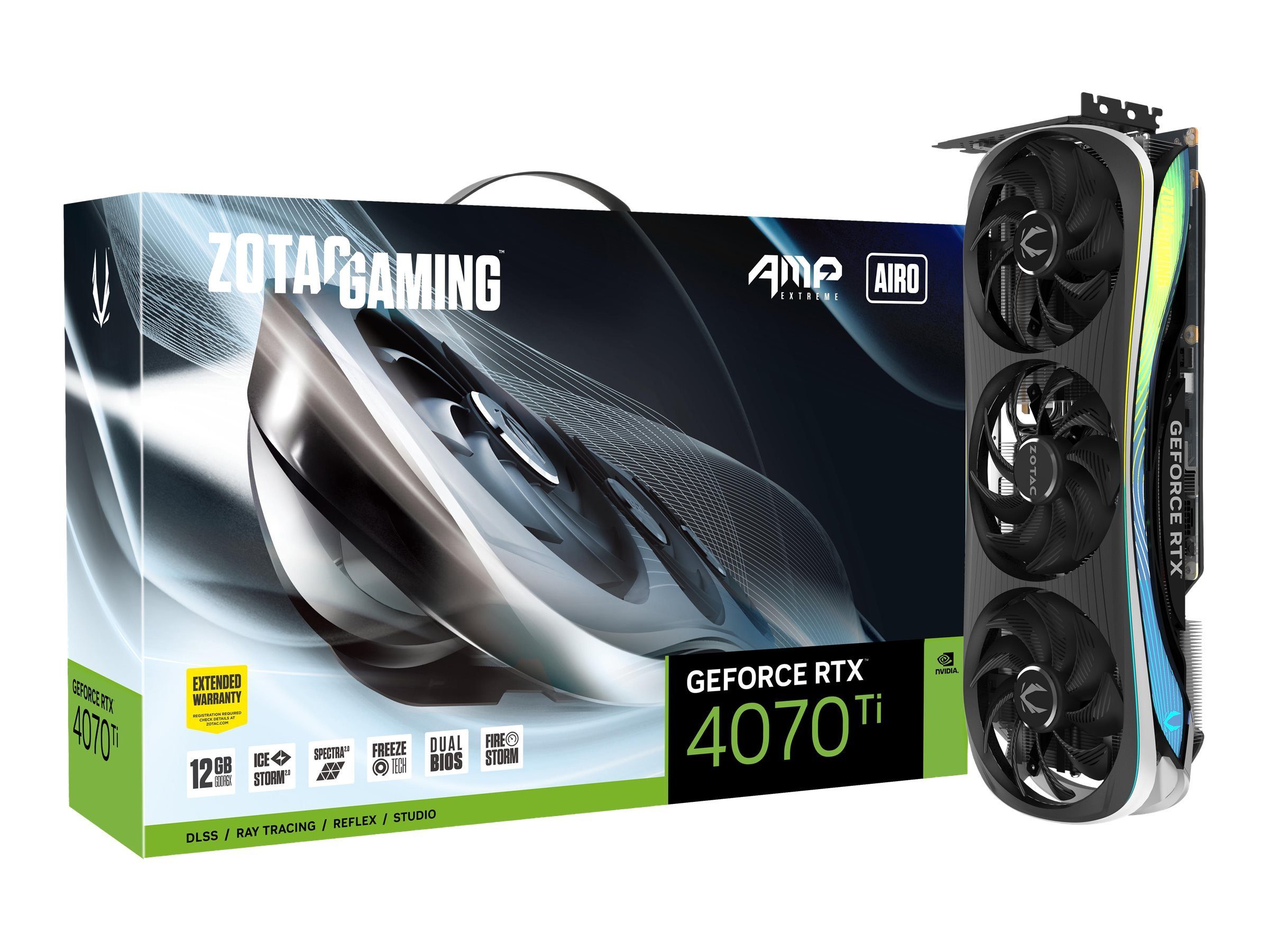 Zotac ZOTAC GAMING GeForce RTX 4070Ti AMP Extr. AIRO 12GB Grafikkarte