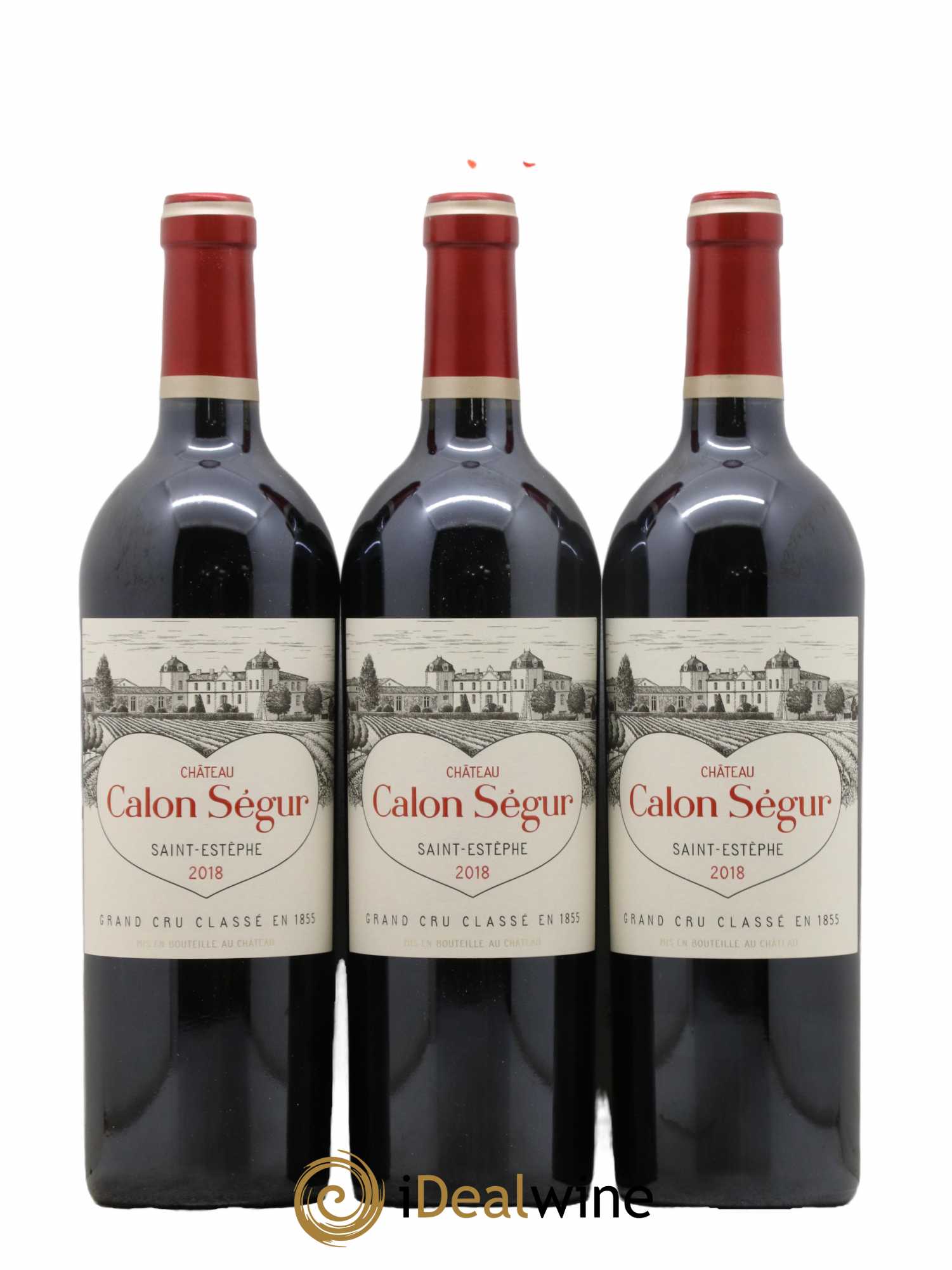 Château Calon Ségur 3ème Grand Cru Classé  2018 - Lot de 12 Bouteilles