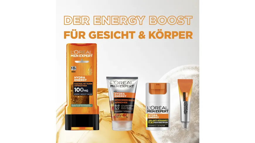 L'Oréal Men Expert Hydra Energy Tagespflege Gesicht 24h mit LSF15 50 ml
