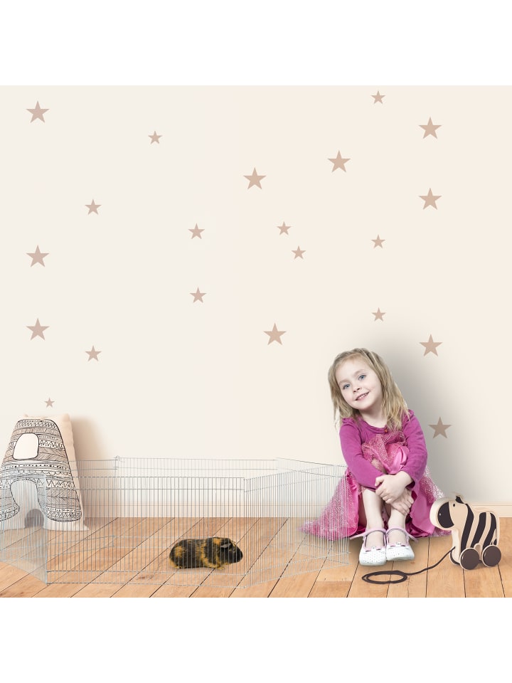 relaxdays Freilaufgehege Kleintiere in Silber - (H) 27 cm günstig kaufen onesize