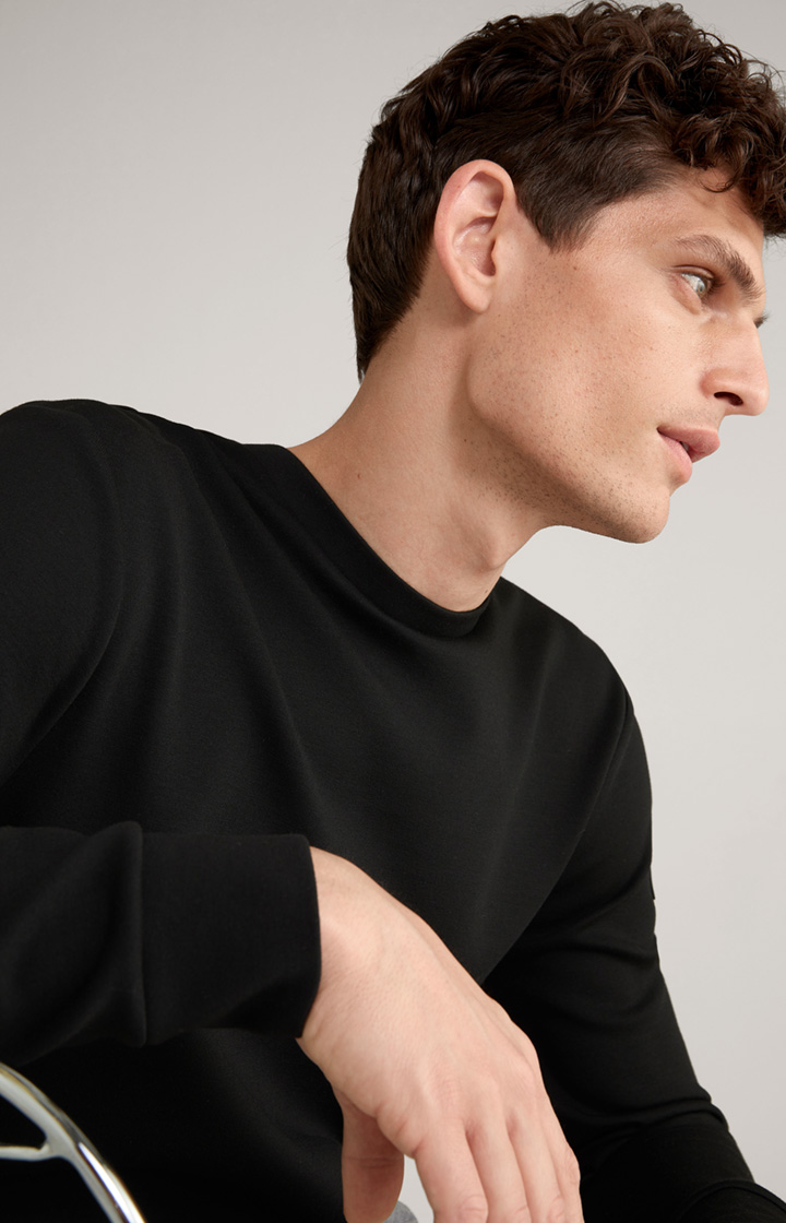 Sweatshirt Steve in Schwarz