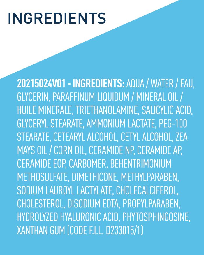 Lotion à l'acide salicylique pour peaux rugueuses et granuleuses
