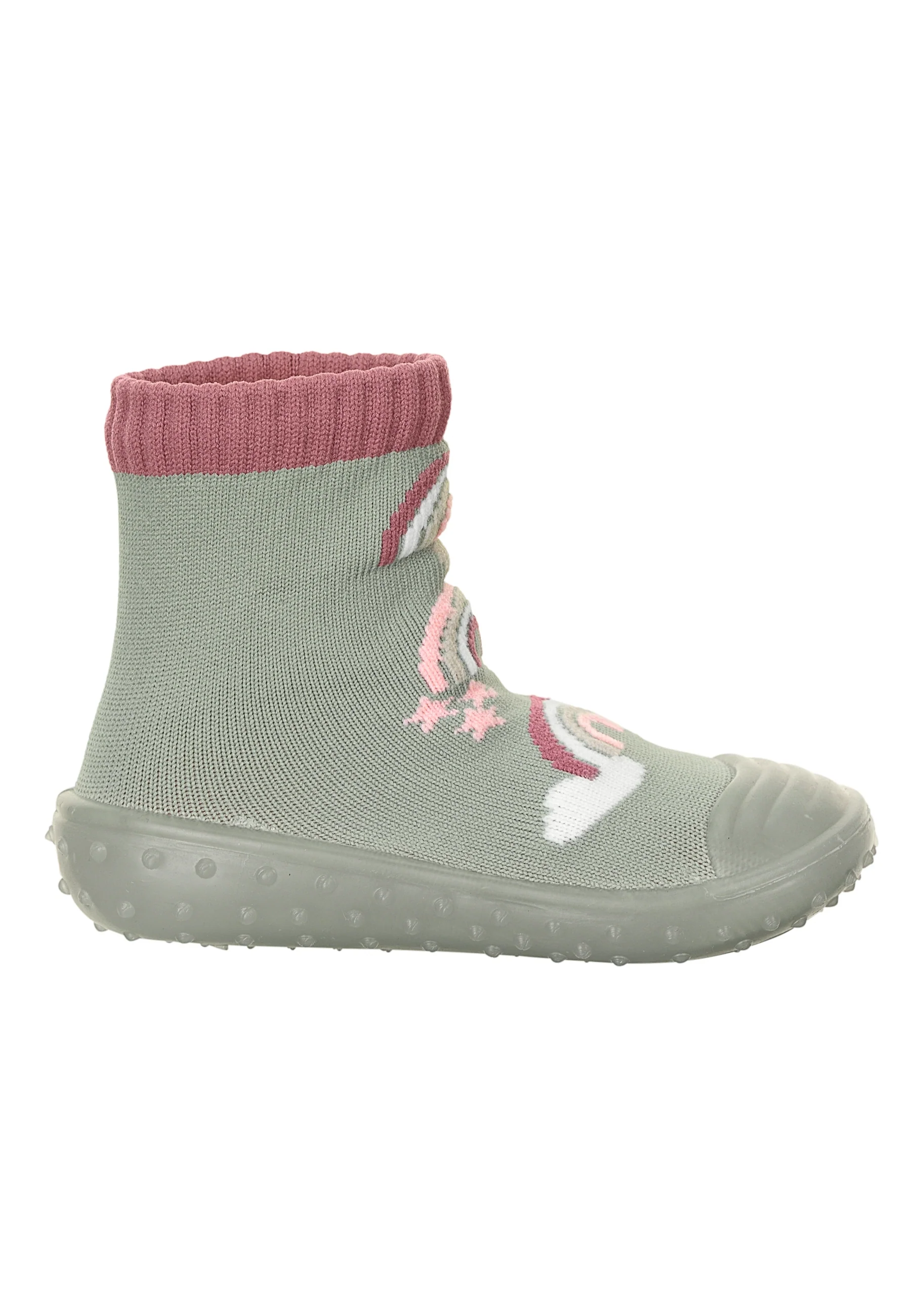 Adventure-Socks mit Motiv Regenbogen in Grün