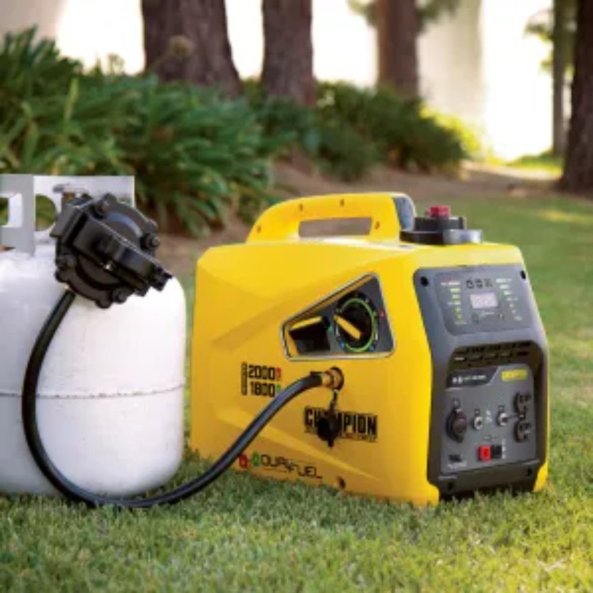 Champion Power Equipment Stromgenerator DualFuel 2000 (82001i-E-DF-EU) – Inverter Generator
