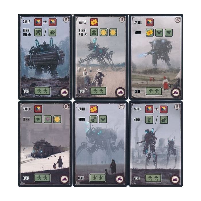 Scythe Promokartensets #1 - #4  (DEU)