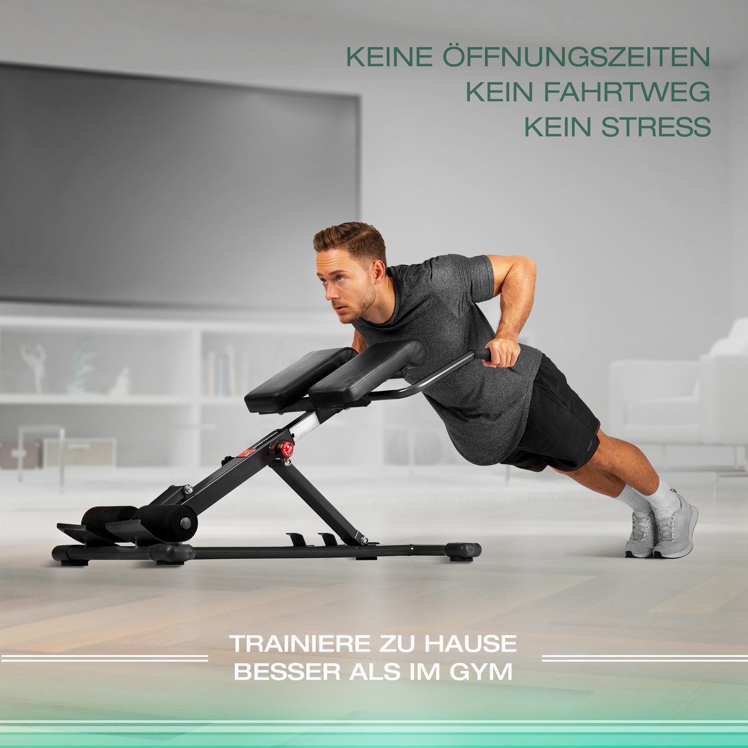 Sportstech Hantelbank BRT150, Innovative 30in1 Hantelbank mit Tragegriff BRT100