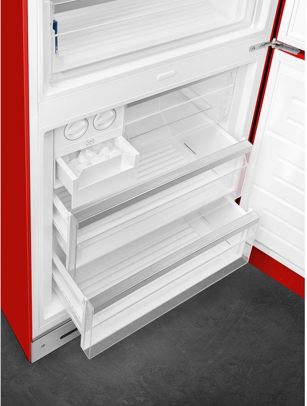 Smeg Kühl-/Gefrierkombination FAB38RRD5, 205 cm hoch, 70,6 cm breit