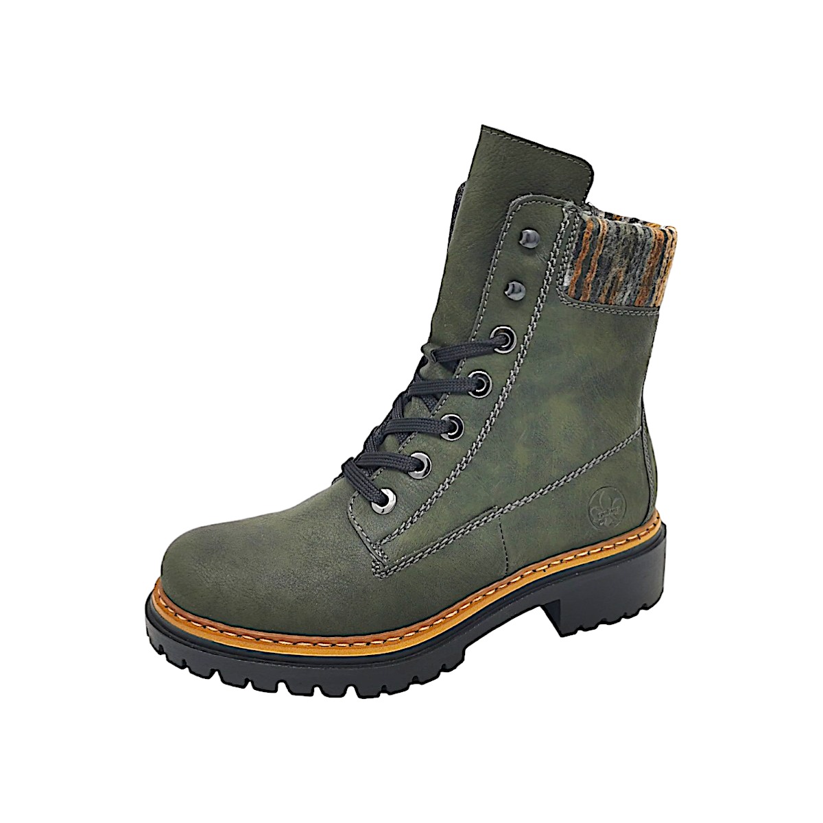 Rieker 72630-54 Grün 54 forest/ schwarz
