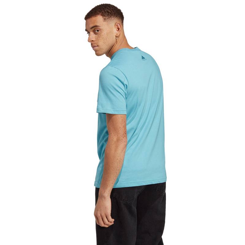 adidas ESSENTIALS LINEAR EMBROIDERED LOGO T-Shirt Herren