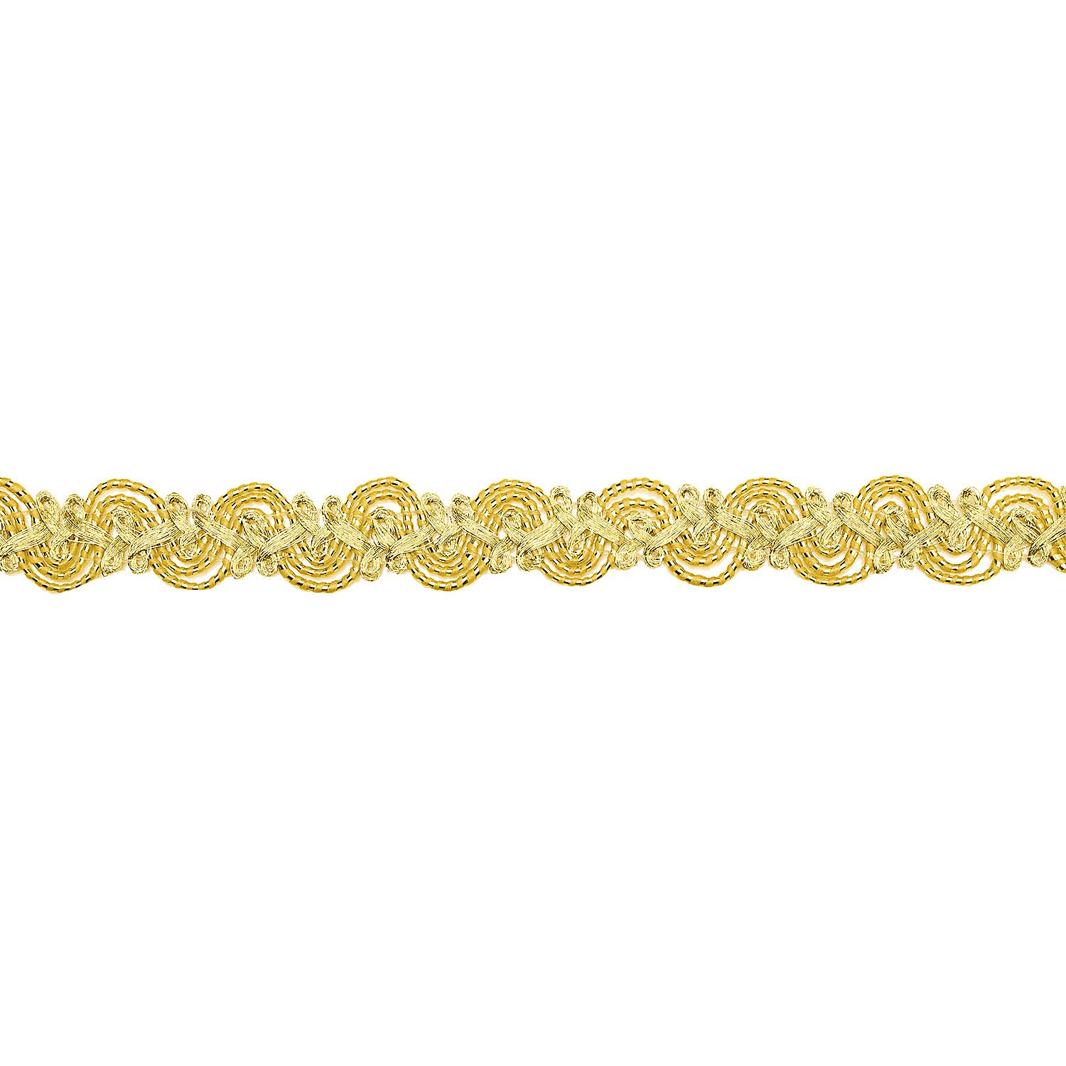 Posamentenborte Brokat, gold