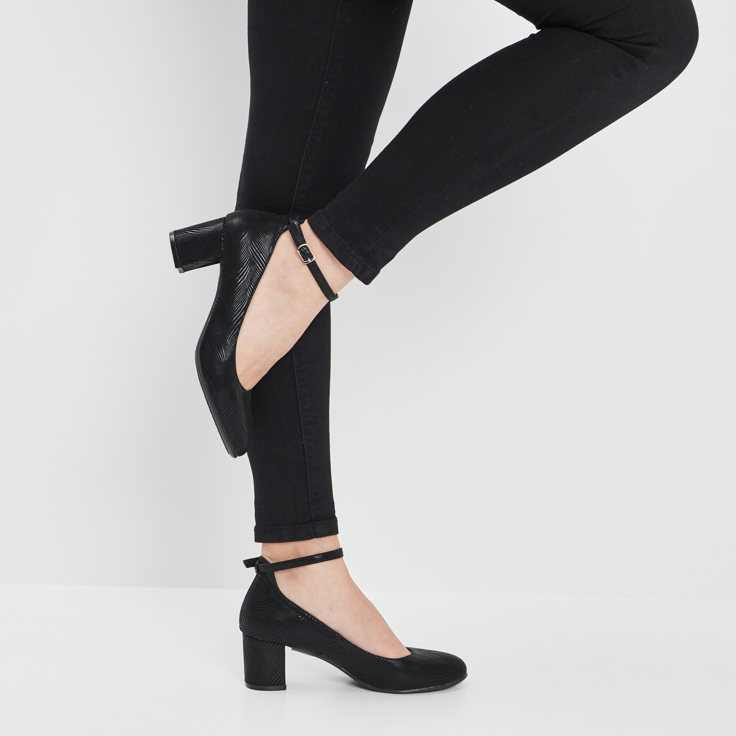Escarpins à talons noir femme | La Halle