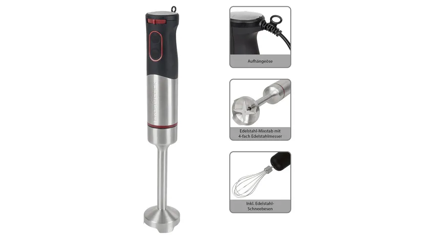 PROFI COOK Stabmixer Set PC-SMS 1226
