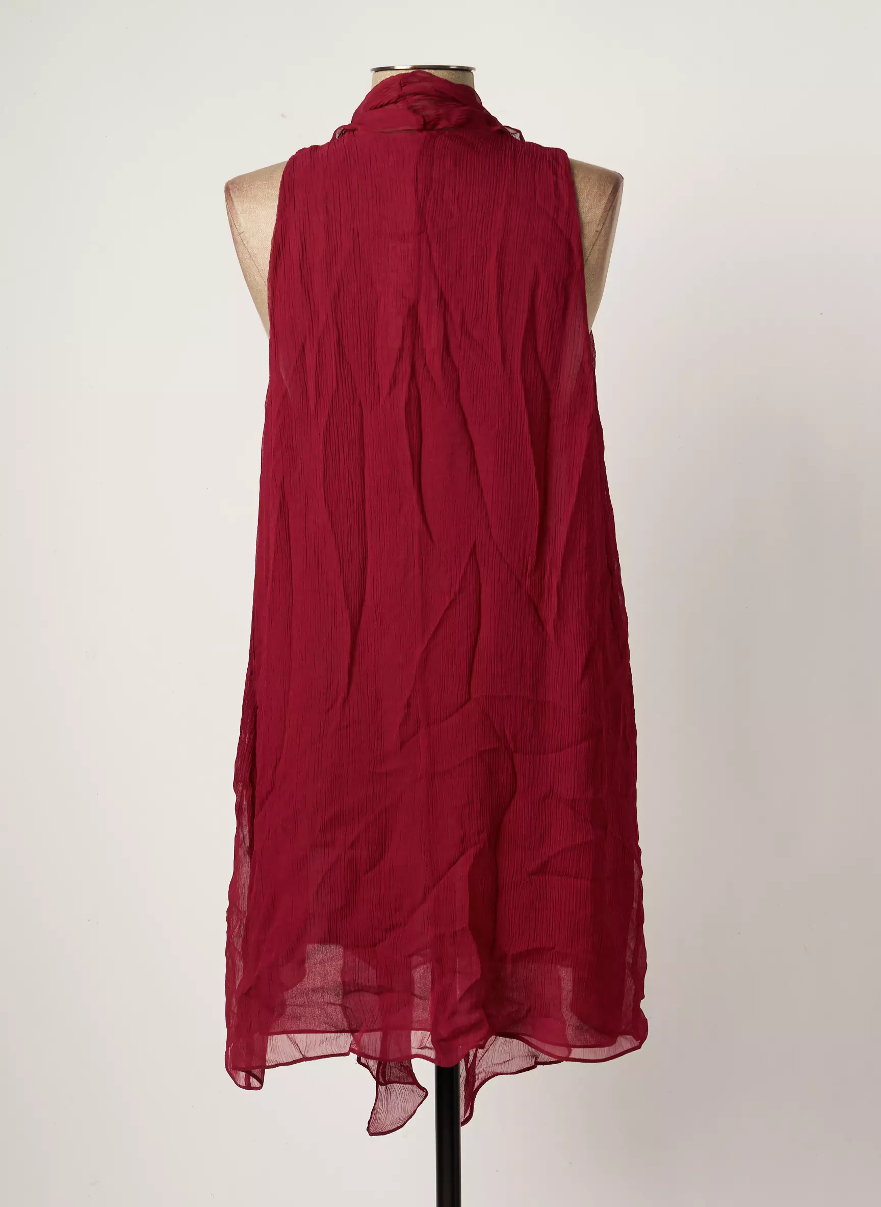 Mango Robes Courtes Femme couleur rouge