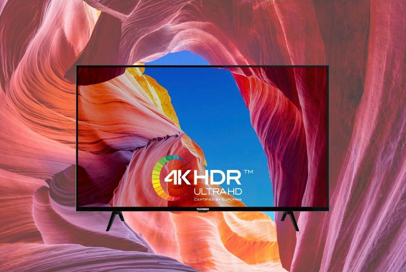 Telefunken D43Q660M2CW QLED-Fernseher (108 cm/43 Zoll, 4K Ultra HD, Smart-TV)