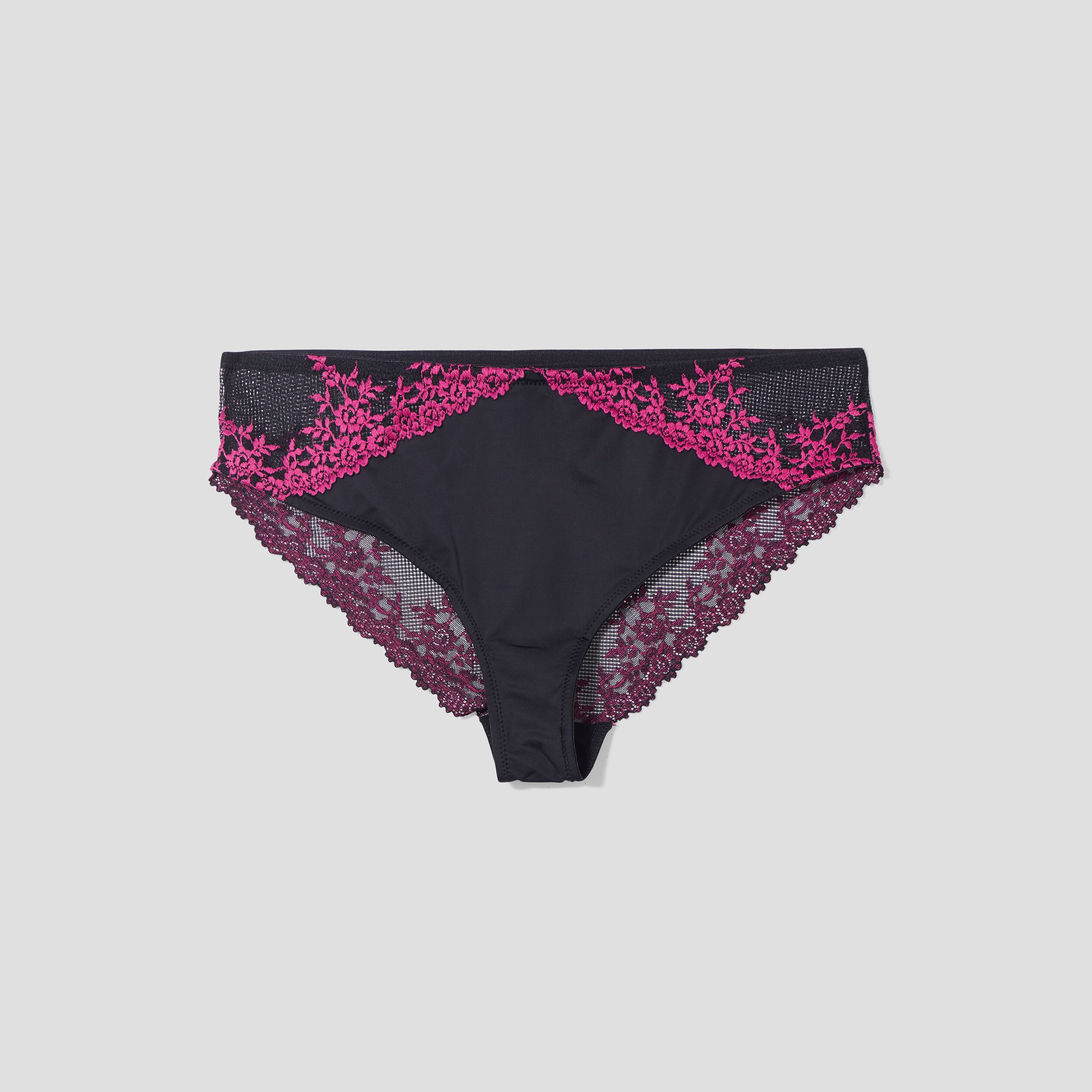 Culotte en dentelle violet femme grande taille | La Halle