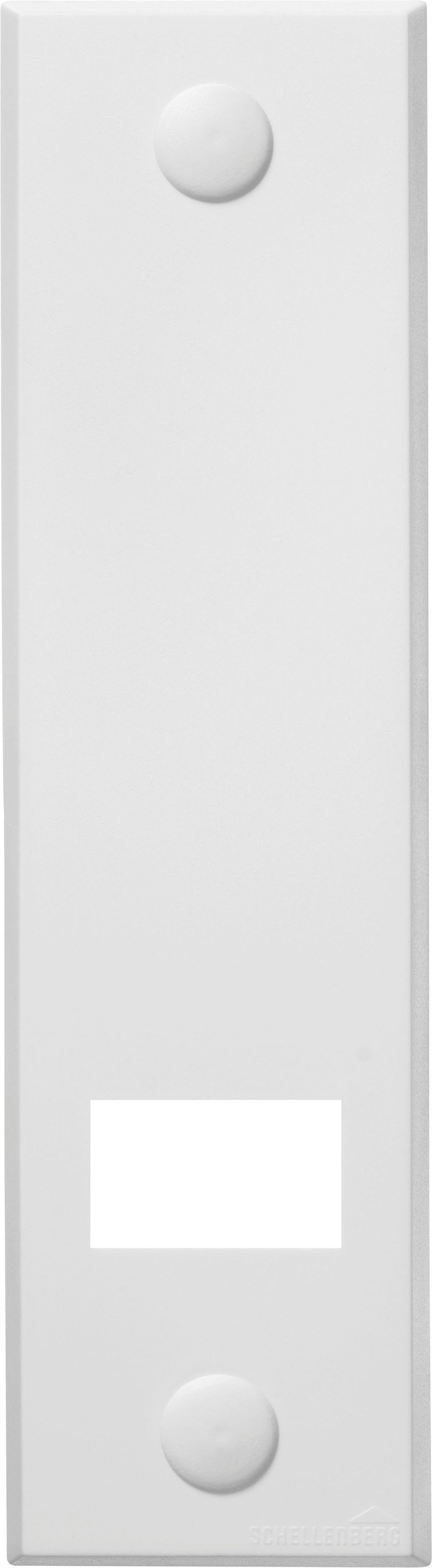 SCHELLENBERG Gurtwickler-Abdeckplatte STANDARD Maxi, Zubehör für Einlassgurtwickler, langlebige, aus Kunststoff, für Einlassgurtwickler, 160 mm, weiß
