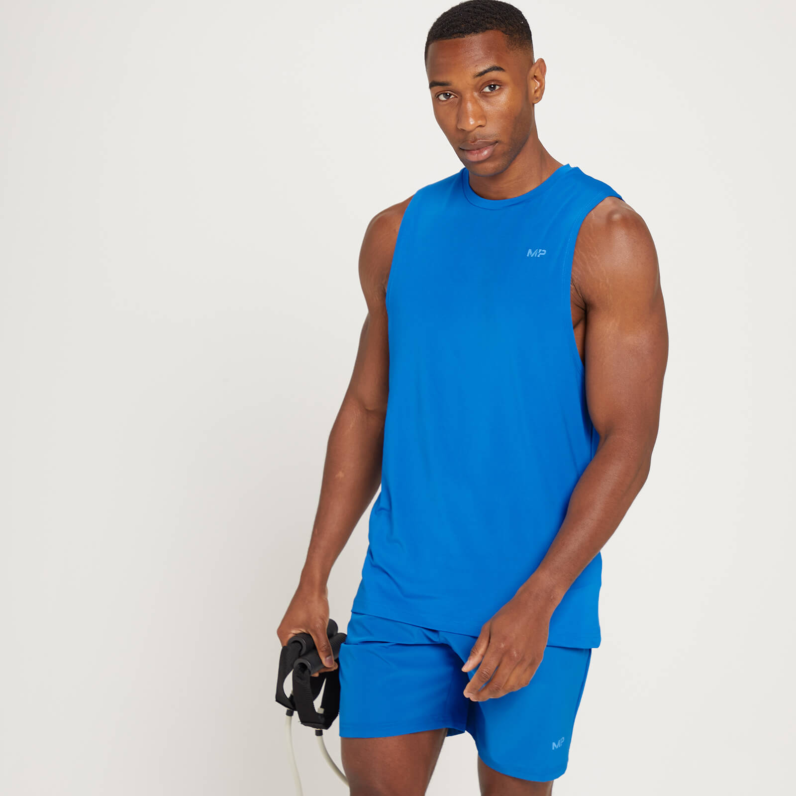 Débardeur d’entraînement MP Linear Mark Graphic pour hommes – Bleu pur