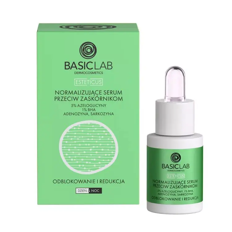 BasicLab Esteticus serum protiv mitesera s azeloglicinom 5% i BHA 1% 15ml