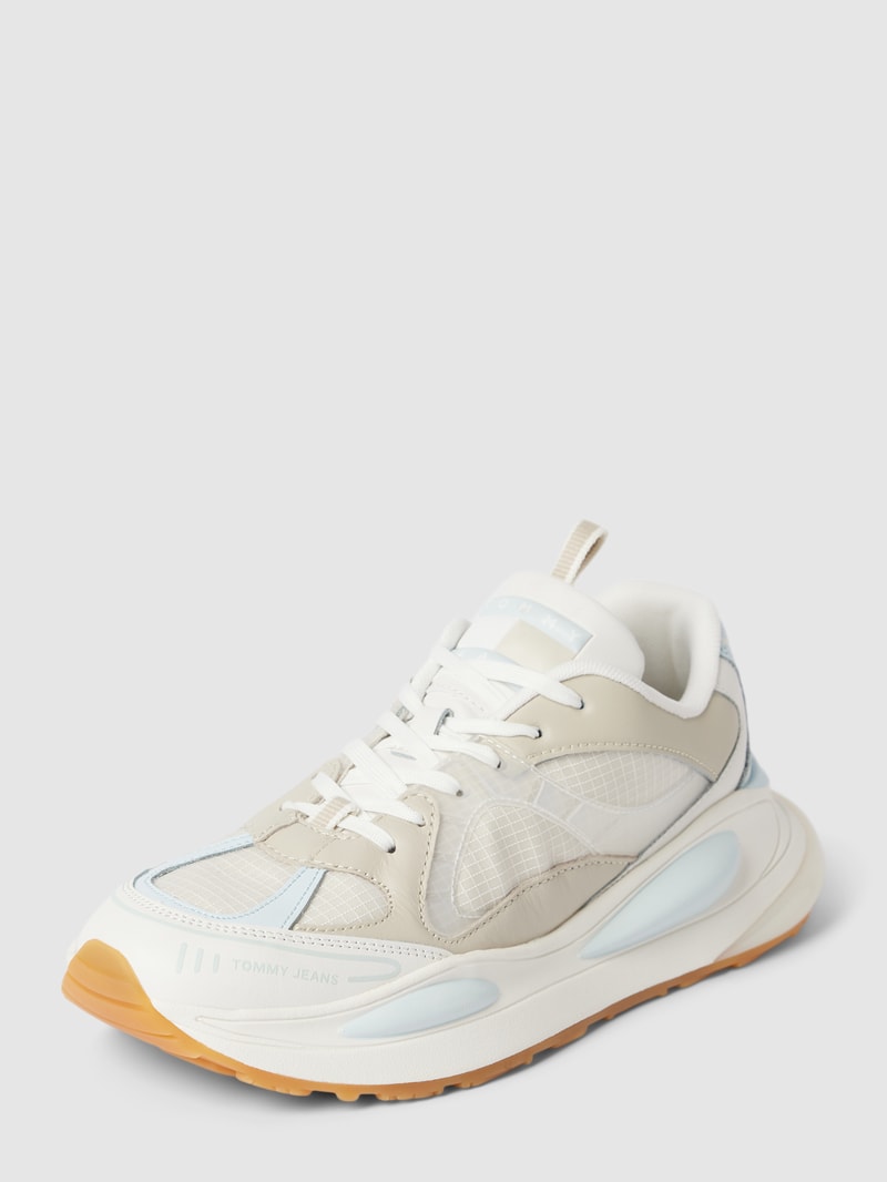 Sneaker mit Label-Print Modell 'FASHION' in hellblau