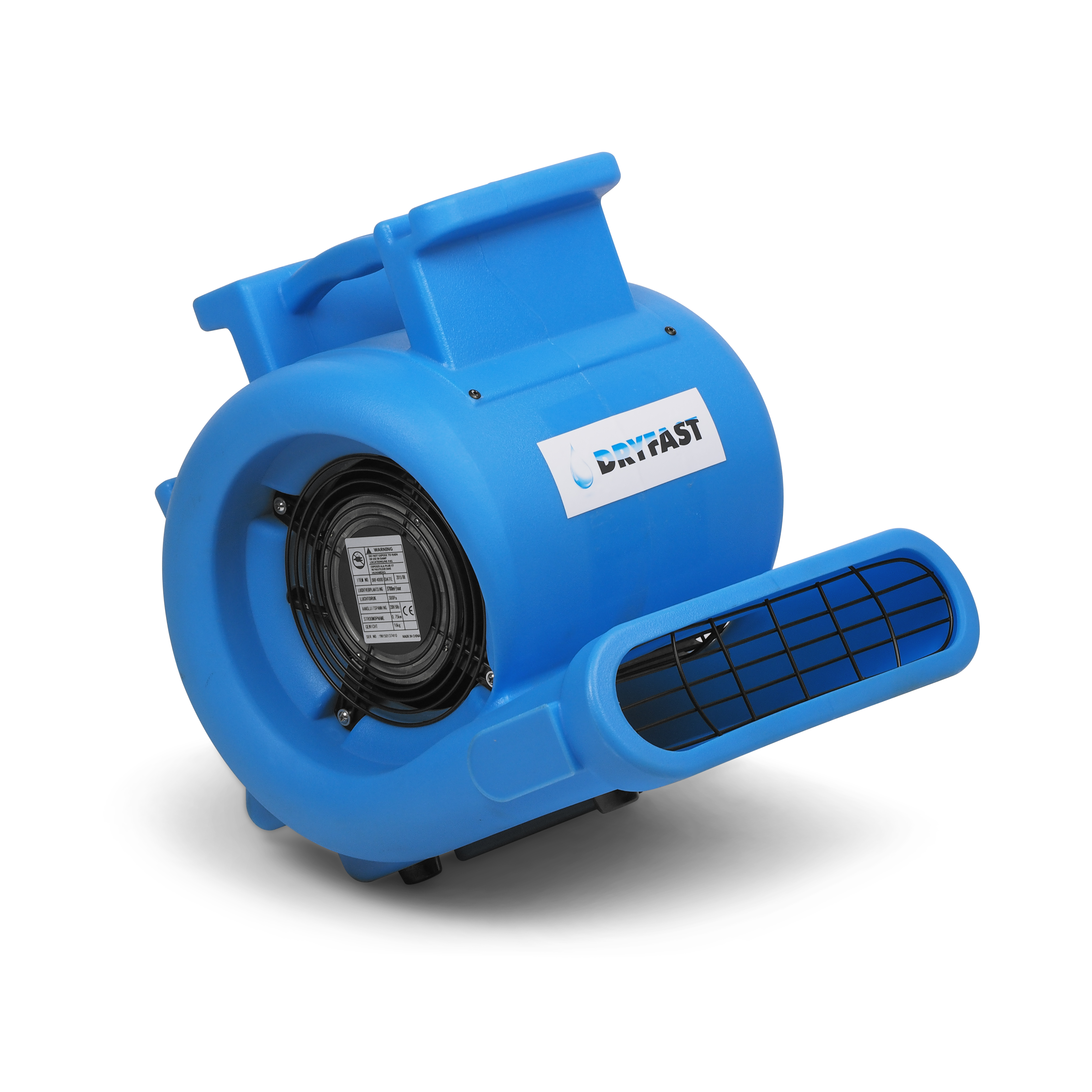 Dryfast DRF4000 Radialventilator-/Teppichtrockner mit Betriebsstundenzähler