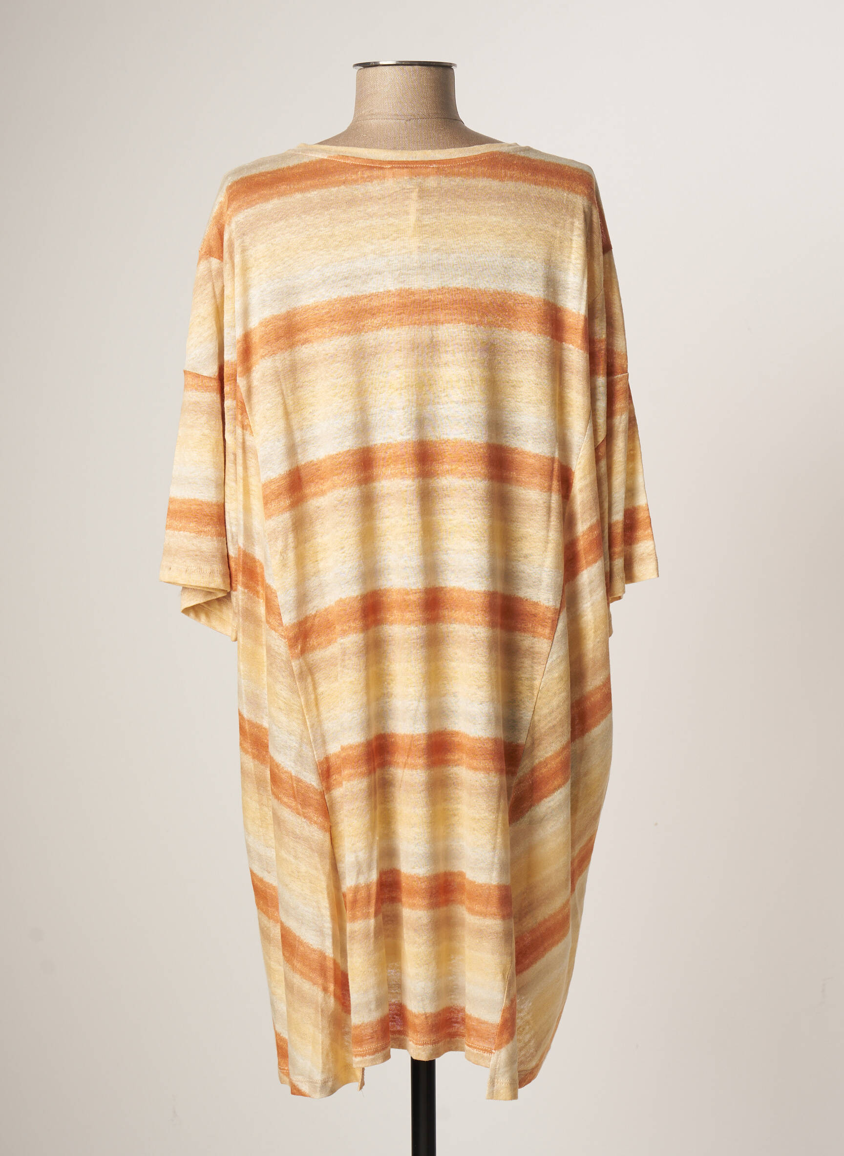 Ottod Ame Tuniquemanchecourte Femme couleur beige