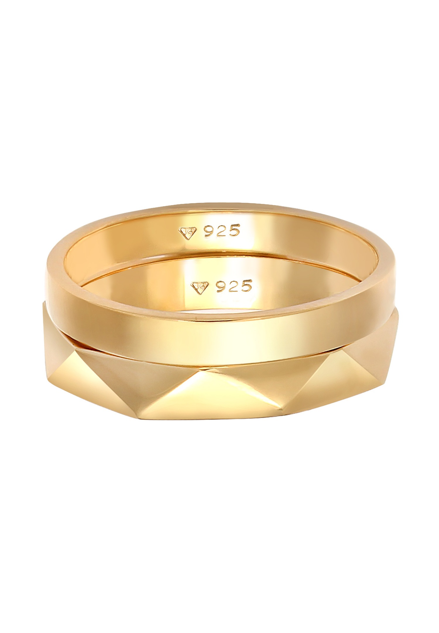 Elli para mujer. Base hexagonal martillada en plata maciza 925/1000.