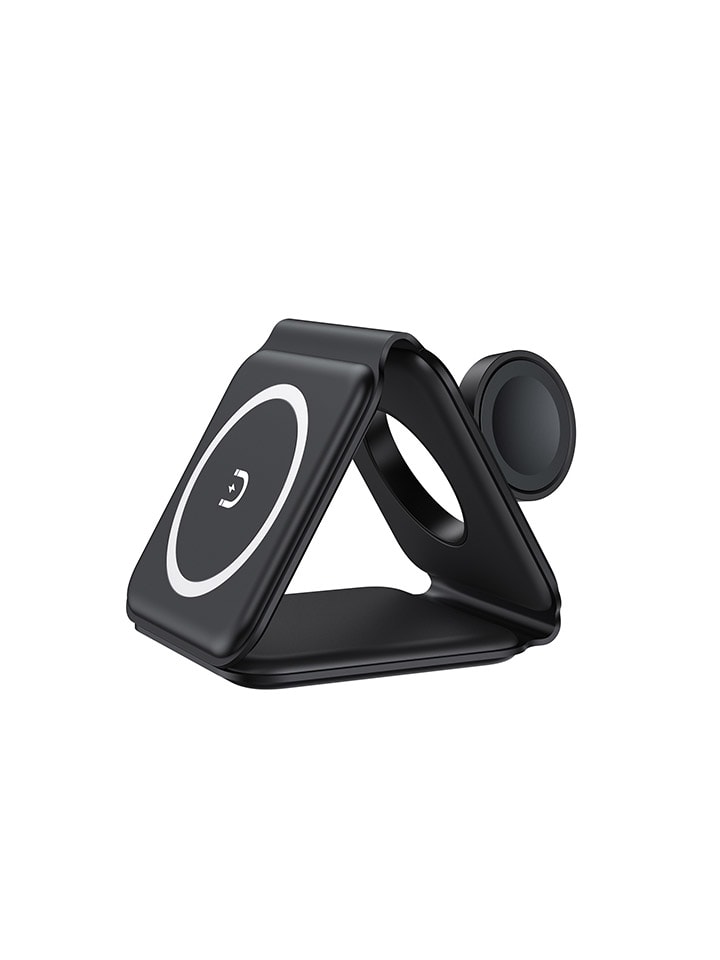 SmartCase Magnetisches 3-in-1-Ladegerät in Schwarz günstig kaufen onesize