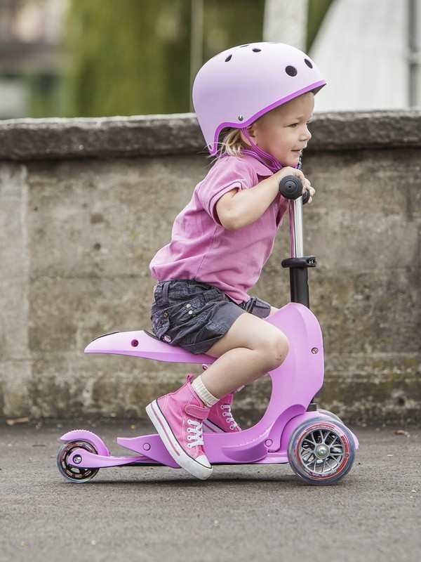 Trottinette évolutive 3 roues – Mini 2Go Deluxe Rose