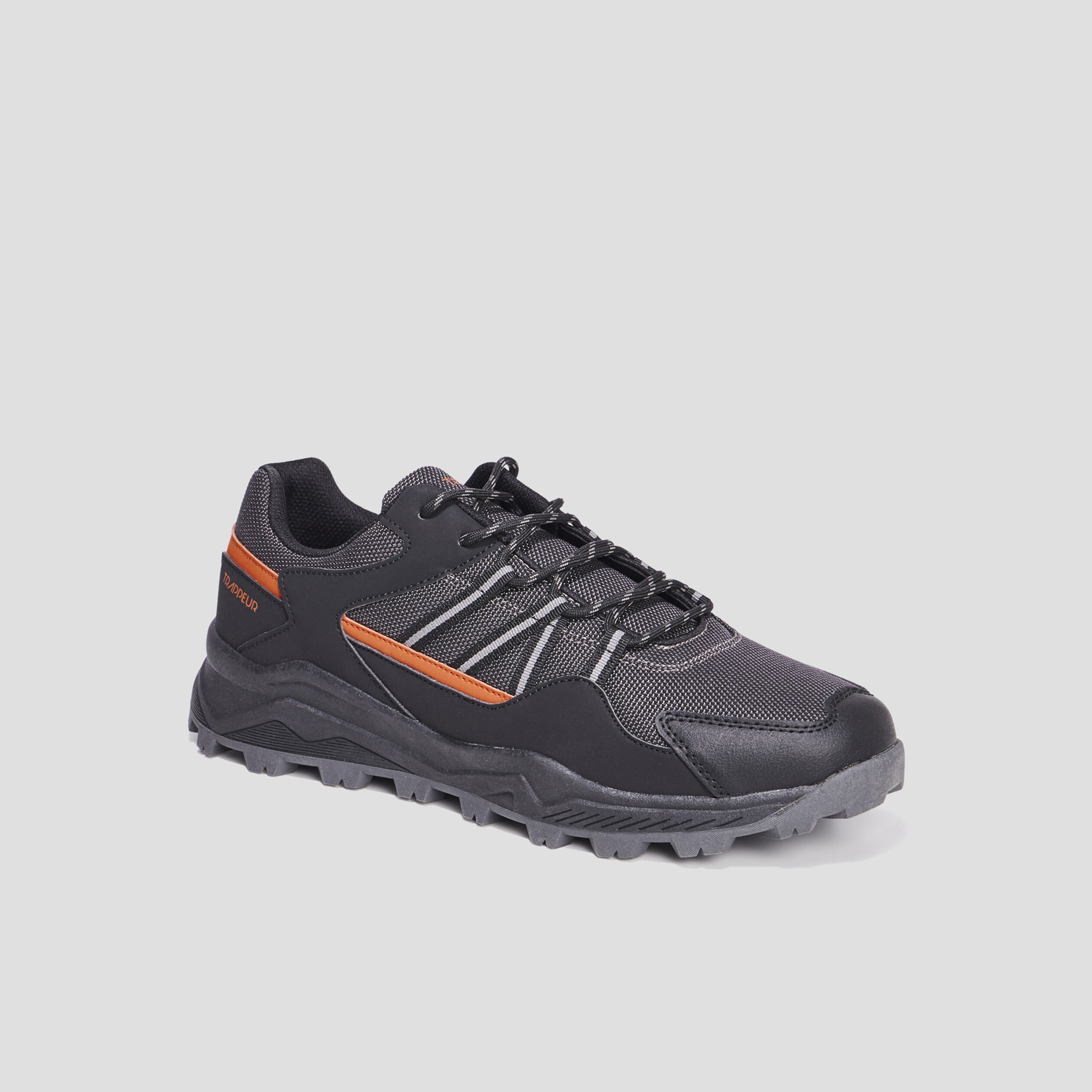 Baskets running Trappeur Ramon noir homme | La Halle