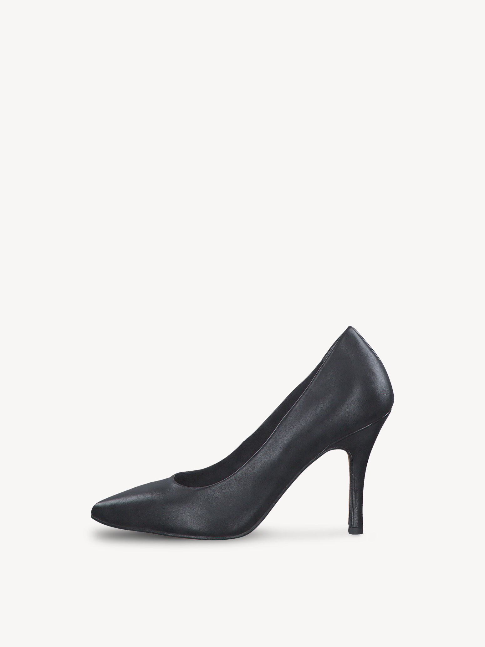 Escarpin en cuir - noir