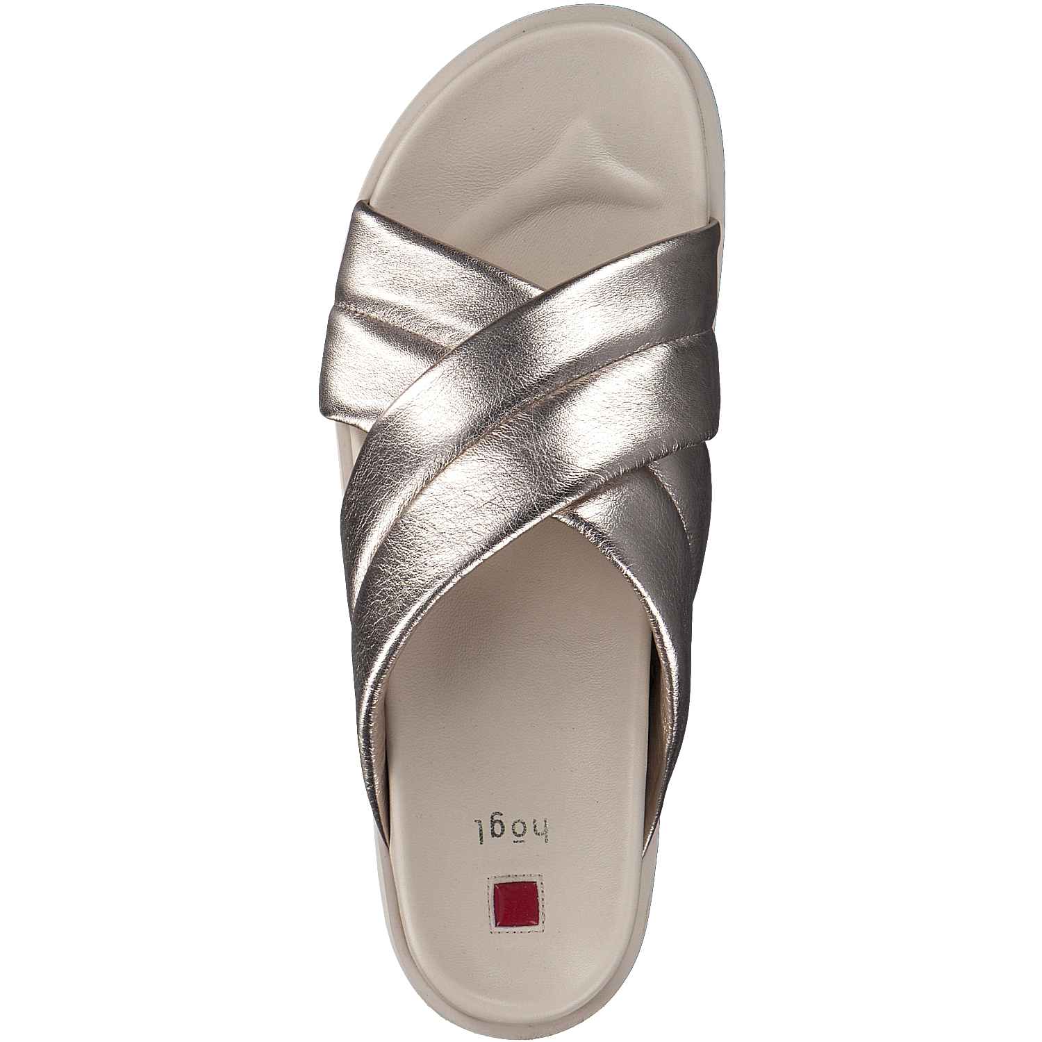 Högl 710082, Plateau-Pantoletten, Damen, Beige