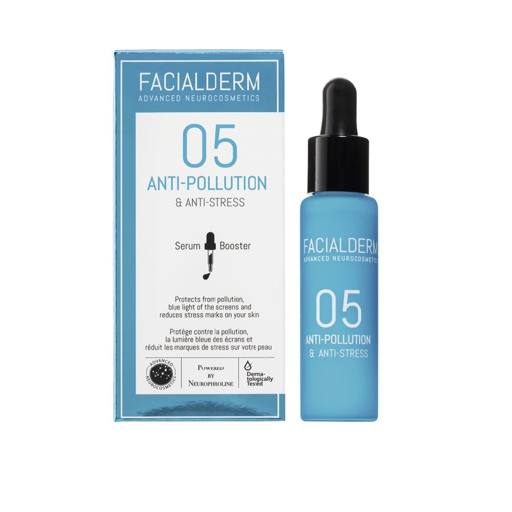 facialderm FACIALDERM SERUM BOOSTER ANTIPOLLUTION & ANTISTRESS serum