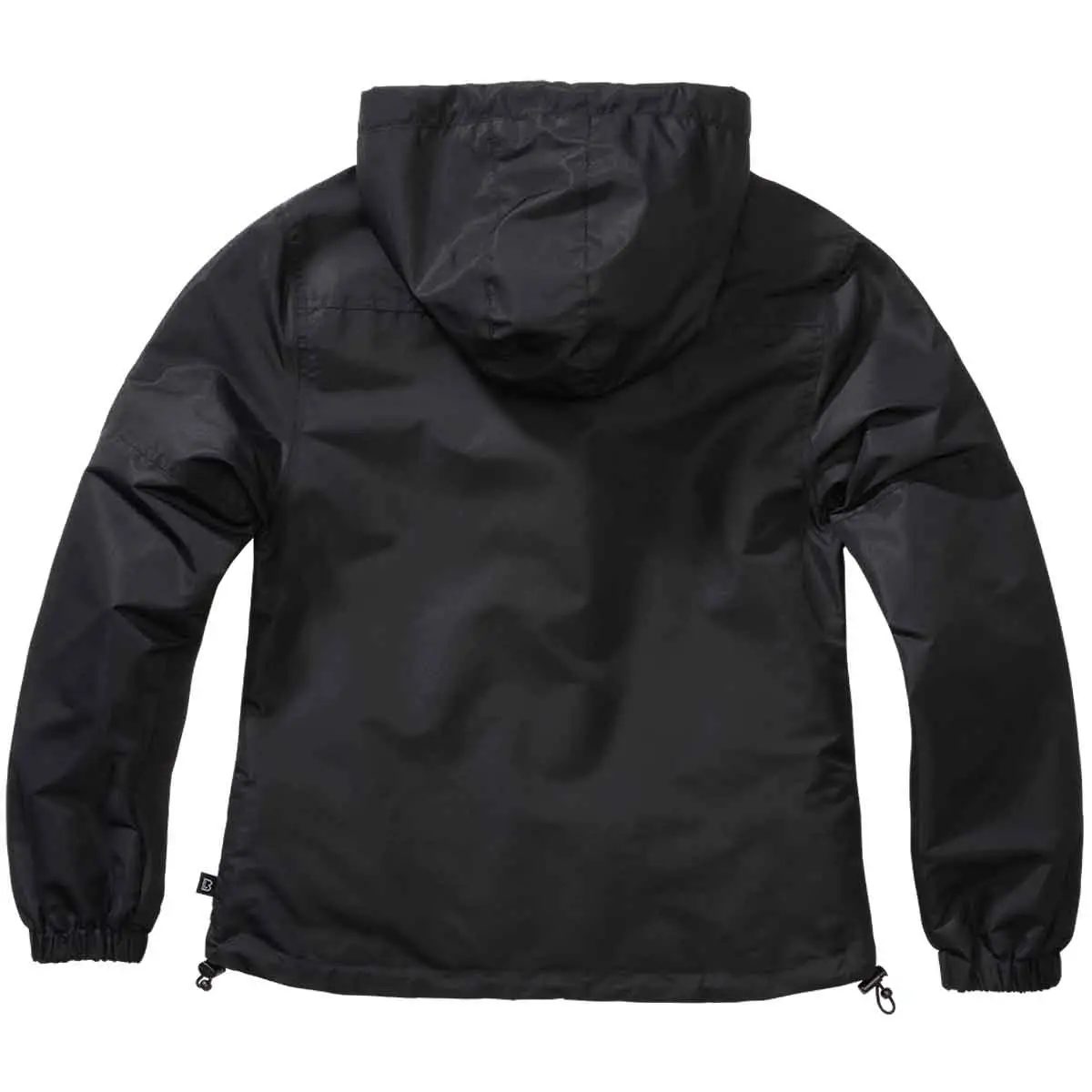 Ladies Summer Windbreaker Frontzip schwarz