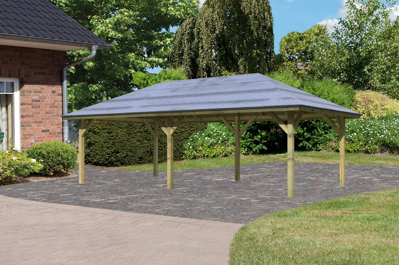 Karibu Pavillon Carport 