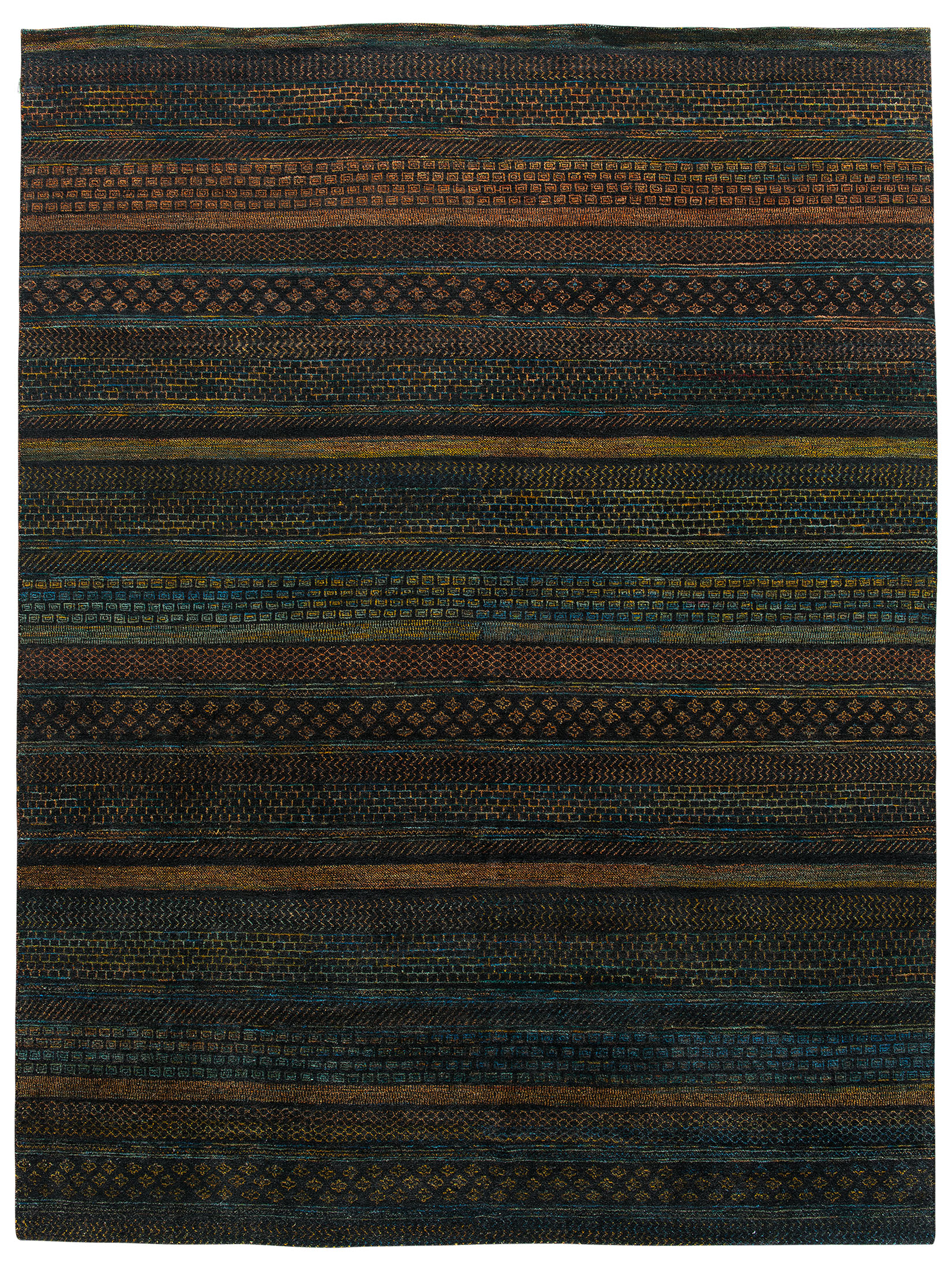 Contemporary Gabbeh ca. 241 x 320 cm, Unikat / Einzelstück
